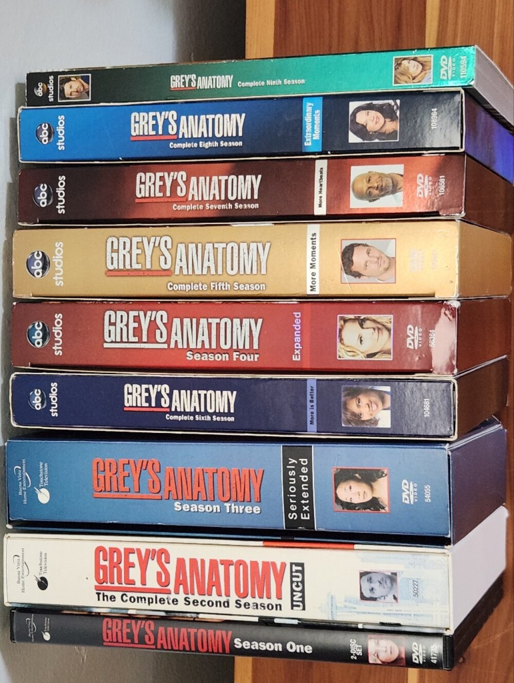 Grey's Anatomy DVD Seasons 1-9